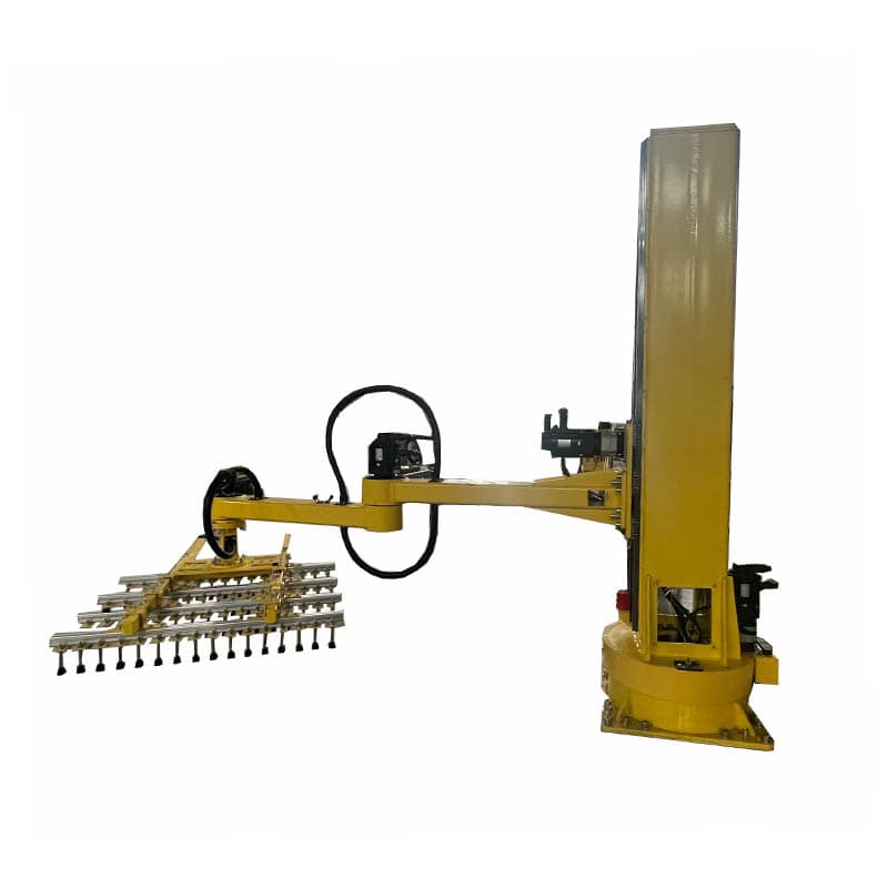 Column Attach Machine Stamping parts unloading and stacking machine - Automatic Truss ...